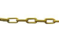500KN замыкают накоротко промышленные поднимаясь цепи с желтыми картиной/хлестать звеном цепи