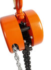 Тип ручной цепной блок ХСЗ-Э круглый подъем ручной цепи ОЭМ 2 тонн, апельсин